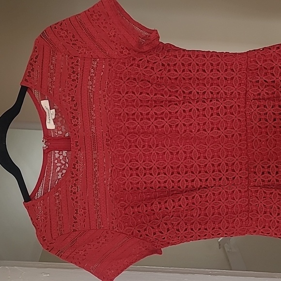 Francesca’s “Lilly” A-Line Lace Above the kneew Dress - Picture 10 of 17